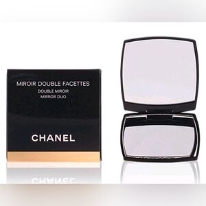 CHANEL Double Facettes Mirror Duo - Black and Gold